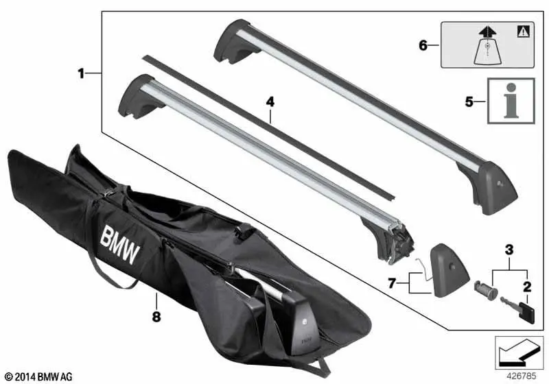 Bmw R45 Rack BMW Lockable Roof Racks - Brisbane BMW | Official BMW Store